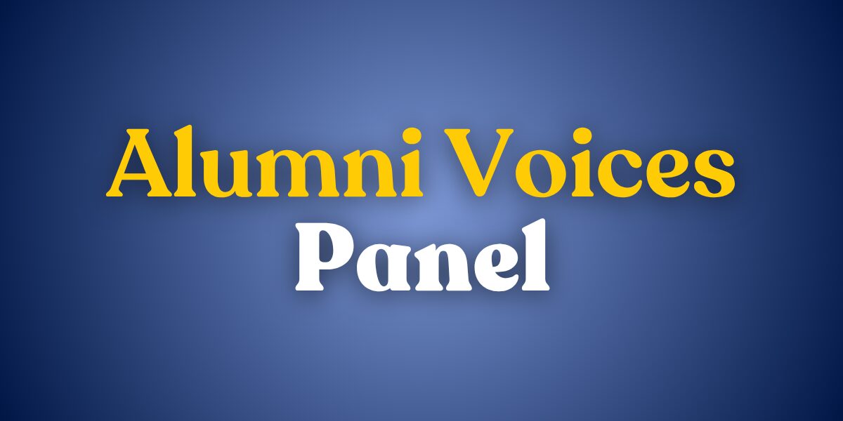 Alumni Voices Panel