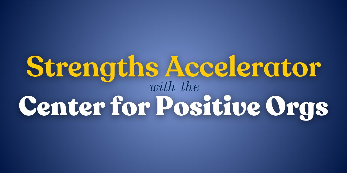 Strengths Accelerator